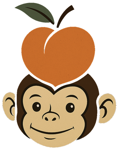 Peachy Monkey Productions Logo